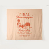 Tenture Showgirl Final Showstopper Bachelorette Backdrop (Devant (Horizontal))