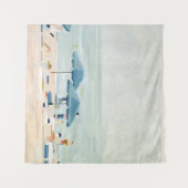 Tenture Si c'est les plages (Devant (Horizontal))