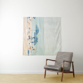 Tenture Si c'est les plages (En situation (horizontale))