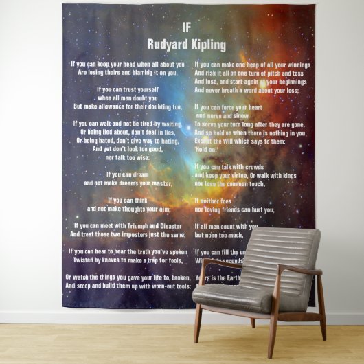 Tenture Si par Rudyard Kipling (En situation)