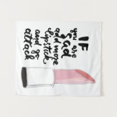 Tenture Si vous êtes tristes ajoutez plus de rouge à (Devant (Horizontal))