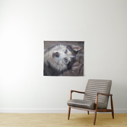 Tenture Sibérien Husky (En situation (horizontale))