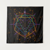 Tenture Sigil de Géométrie Sacrée (Devant)