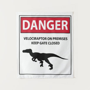 Tenture Signal de danger (Raptors)