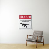Tenture Signal de danger (Raptors) (En situation)