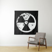 Tenture Signal radioactif nucléaire (En situation)