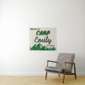 Tenture SIGNE DE LA PROPRIÉTÉ DU Camping Fête des mariées (En situation (horizontale))