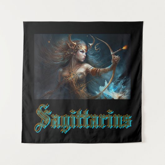 Tenture Signe du zodiaque Sagittaire (Devant)