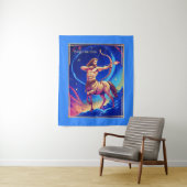 Tenture Signe du zodiaque Sagittaire comme l'Archer Célest (En situation)