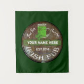 Tenture Signe irlandais de pub (Devant)