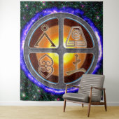 Tenture Signes terrestres (En situation)