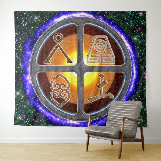 Tenture Signes terrestres (En situation (horizontale))