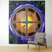 Tenture Signes terrestres (En situation)