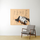 Tenture Silent Power Tapestr (En situation (horizontale))