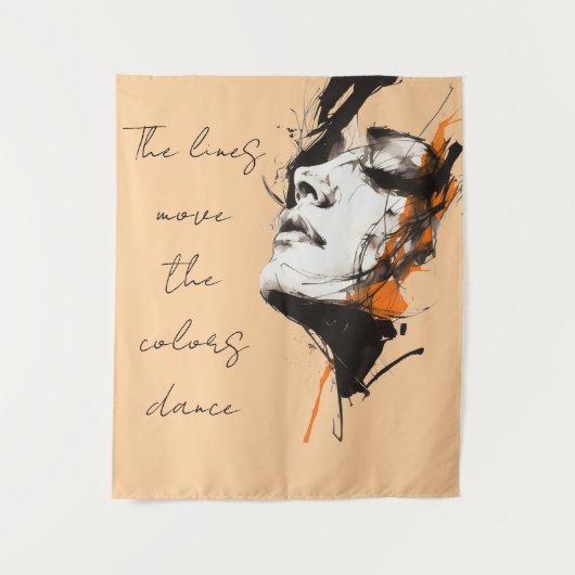 Tenture Silent Power Tapestr (Devant)