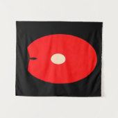 Tenture Silhouette Abstraite minimaliste (Devant (Horizontal))