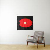 Tenture Silhouette Abstraite minimaliste (En situation (horizontale))