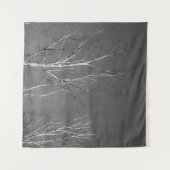 Tenture Silhouettes de bouleau foncé 1 (Devant (Horizontal))