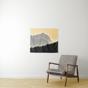 Tenture Silhouettes des montagnes