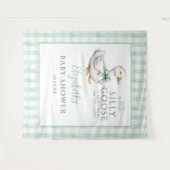 Tenture Silly Goose Neutral Baby shower photo fond (Devant (Horizontal))