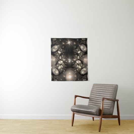 Tenture Silver Spakles (En situation)