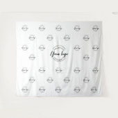 Tenture Simple Company Logo backdrop step and repeat (Devant (Horizontal))