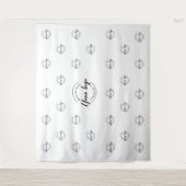 Tenture Simple Company Logo backdrop step and repeat (Devant)