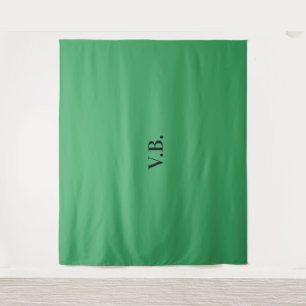 Tenture Simple couleur unie ajouter nom texte monogramme