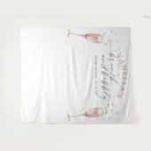 Tenture Simple décor pour un brunch et un mariage champagn (Devant (Horizontal))