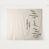 Tenture Simple Elegant M. et Mme Cream Fond photo (Devant (Horizontal))