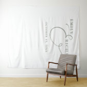 Tenture Simple Elegant Sage Green Mariage Photo fond (En situation (horizontale))