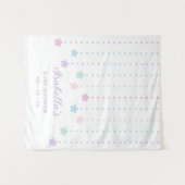 Tenture Simple Elegant Twinkle Little Stars Baby shower (Devant (Horizontal))