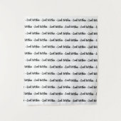 Tenture Simple étape et répétition de l'apparence intérieu (Devant)