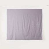 Tenture Simple Fond de mariage monochrome lilas poudré (Devant (Horizontal))