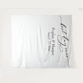 Tenture Simple fond pour photo du meilleur jour qui soit (Devant (Horizontal))