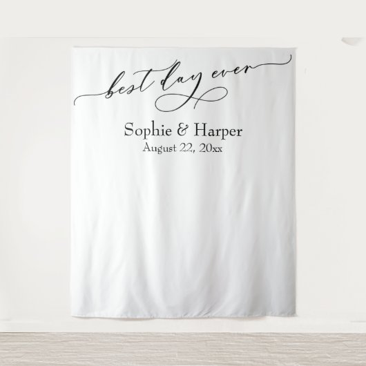 Tenture Simple fond pour photo du meilleur jour qui soit (Devant)