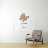 Tenture Simple Life Minimalism Tapestry (En situation)