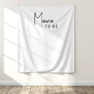 Tenture Simple Mama Neutre Moderne Pour Être Douche En Arr