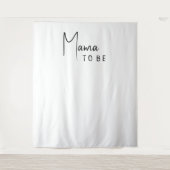 Tenture Simple Mama Neutre Moderne Pour Être Douche En Arr (Devant)