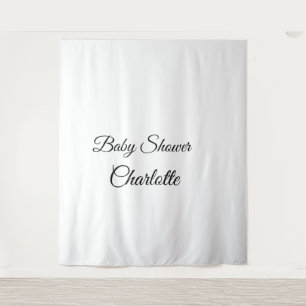 Tenture SIMPLE MINIMAL.CUTIE ADD NAME BABY baby shower Thr