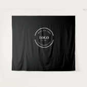Tenture Simple personnalisation blanc logo arrière-plan En (Devant (Horizontal))