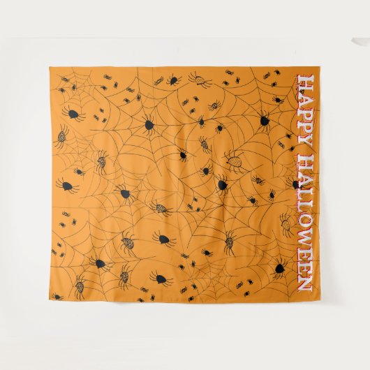 Tenture Simple Spider Kid Friendly Party Photo fond (Devant (Horizontal))