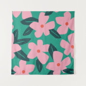 Tenture Simplicité florale : Beauté Abstraite (Devant (Horizontal))