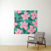 Tenture Simplicité florale : Beauté Abstraite (En situation (horizontale))