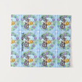 Tenture Singe de cheval à pédales (Devant (Horizontal))