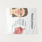 Tenture Sinus sur arrière - plan blanc (Devant (Horizontal))