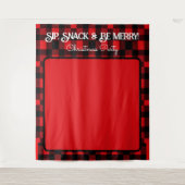Tenture Sip Snack & Be Joyeux Noël (Devant)