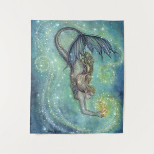 Tenture Sirène de la mer céleste et Molly Harrison étoiles