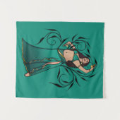 Tenture Sivoney Danseuse du ventre Déesse (Devant (Horizontal))