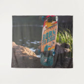 Tenture Skateboard Né À Ride (Devant (Horizontal))